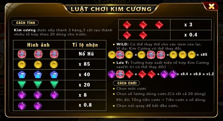 Khám Phá Trò Chơi Nổ Hũ Kim Cương Tại 6623 Mang Lợi Nhuận Khủng
